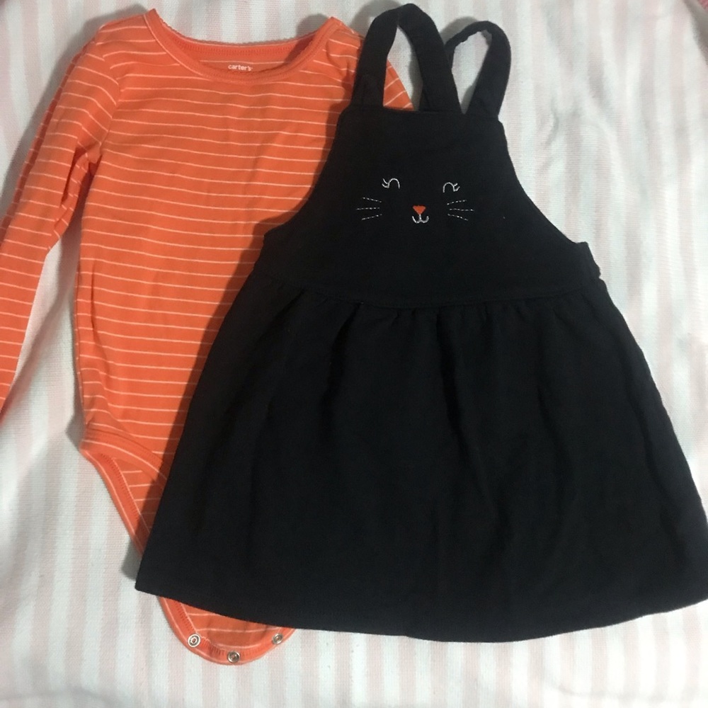 Carter’s baby girl onesie and dress size 24 months